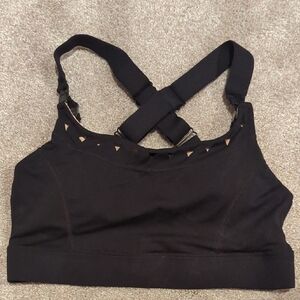 Black Sweat & Milk Sports Bra